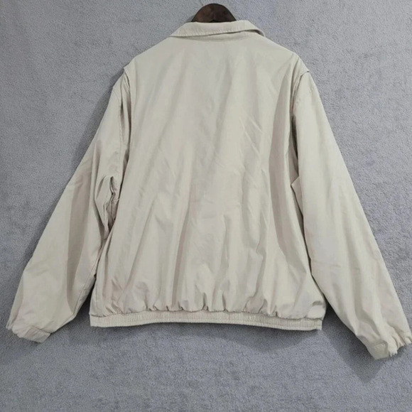 EUC Polo‎ Ralph Lauren Beige Windbreaker Men's Jacket XXL Polyester 4CT - Picture 2 of 9
